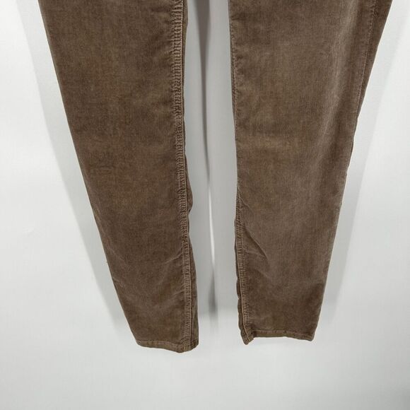 MAC RICH JEANS Women's Brown Pebble Stone Rich Slim Soft Corduroy Jeans Size 6 - Picture 5 of 10